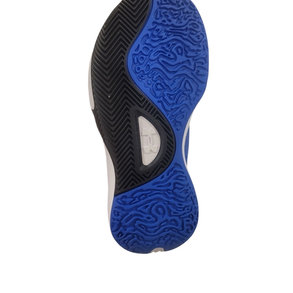 Under Armour Kids' Black and Blue Sneakers - Picture 4 of 5